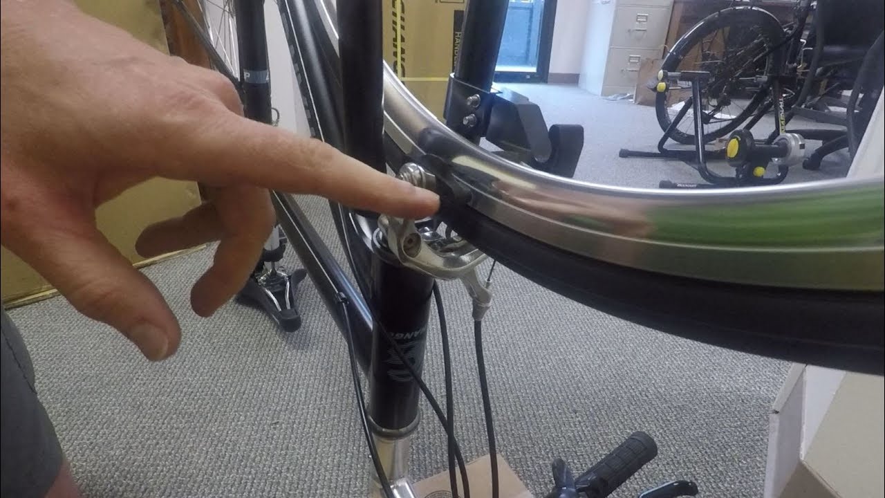 How to straighten a bike rim?